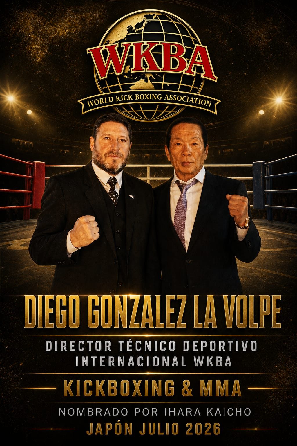Official appointment of Diego Gonzalez La Volpe as WKBA International Technical and Sports Director